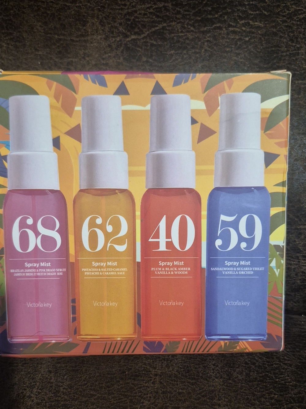 Victoria Key Spray Mist Quartet - Pink, Orange, Red, Blue